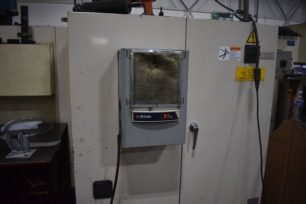 Mitsubishi #GP-370, cylindrical angle head grinder, 20" diameter x 3" width x 8" bore wheel, 2246 RPM - Image 9