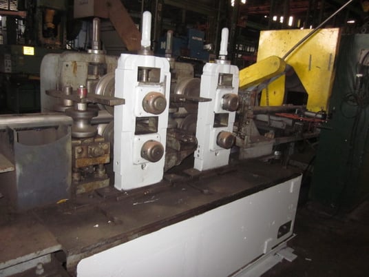 5" Yoder #M3, 9 stand, 7 driven form stand, 3" shaft, 19" roll, tig welder, Turks hds, 1956 - Image 4