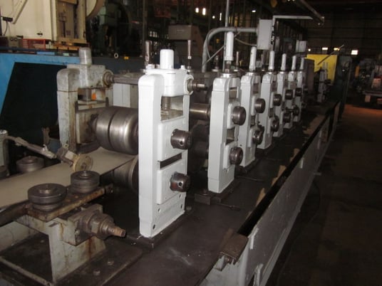 5" Yoder #M3, 9 stand, 7 driven form stand, 3" shaft, 19" roll, tig welder, Turks hds, 1956 - Image 5