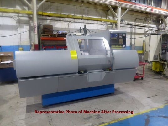 11.4" x 31" Junker #EJ29-Silver, CNC universal grinder, 11"-16" diameter x 2" width grinding wheel, 6" H of - Image 7