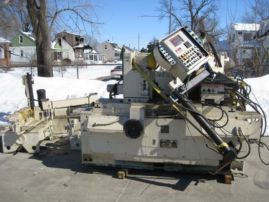 10" x 18" Cincinnati #430-DA, angle head grinder, 30 deg., 36" diameter x 9.5" width grinding wheel - Image 1