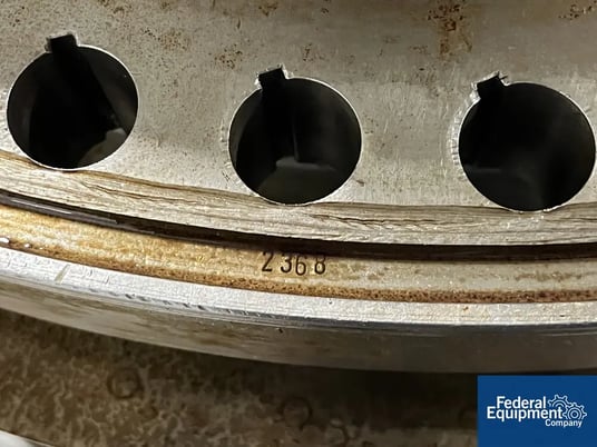 Fette #3090I, Tablet Press Turret, 49 Station, keyed upper & lower guides, D-tooled (5 available) - Image 2