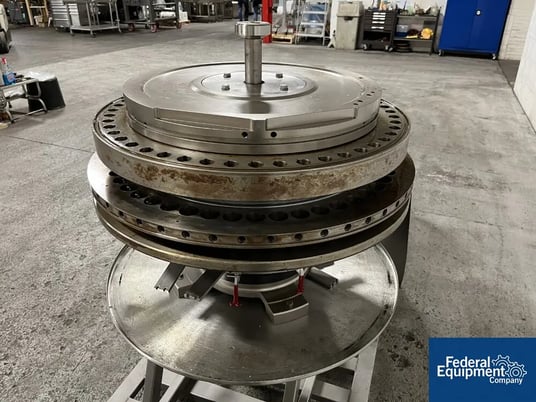 Fette #3090I, Tablet Press Turret, 49 Station, keyed upper & lower guides, D-tooled (5 available) - Image 6