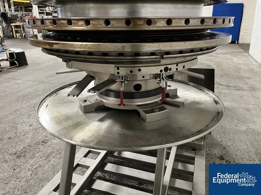 Fette #3090I, Tablet Press Turret, 49 Station, keyed upper & lower guides, D-tooled (5 available) - Image 7