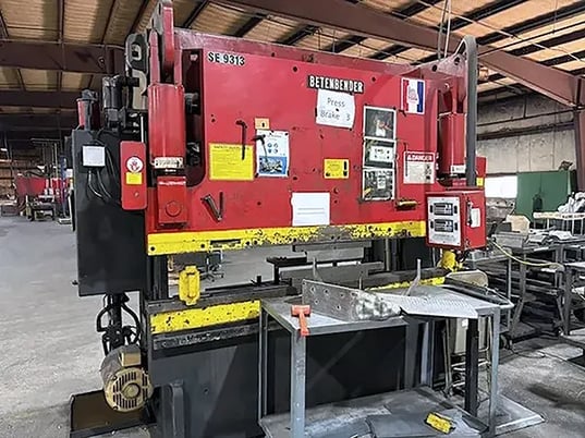 95 Ton, Betenbender #8-95T, hydraulic press, 8' OA, 78" BH, 6" stroke, misc tooling, 2013 - Image 1