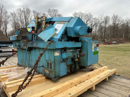 12" x 12" DoAll #C-305A, automatic horizontal band saw, 144" x1.25" blade, 15" wheel diameter, 450 FPM, chip - Image 2