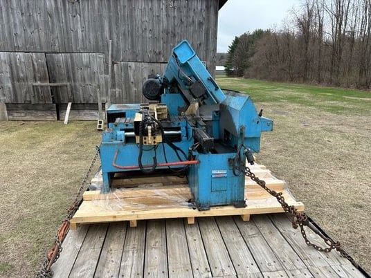 12" x 12" DoAll #C-305A, automatic horizontal band saw, 144" x1.25" blade, 15" wheel diameter, 450 FPM, chip - Image 3