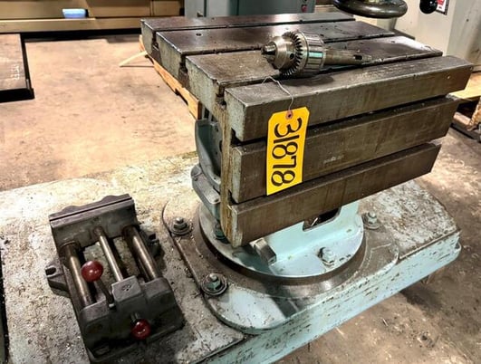 4' -9" Morris Radial Drill, 4 MT, 5 HP, box table, nice, low price - Image 7