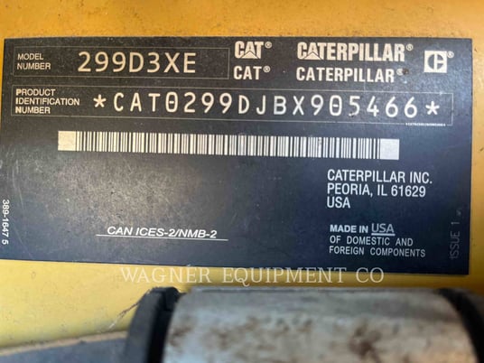 Caterpillar 299D3XE, Track Loader, 1307 hours, S/N: BX905466, 2023 - Image 6