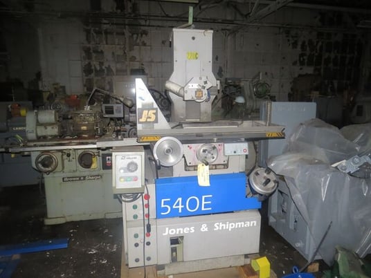 6" x 18" Jones & Shipman #540E, surface grinder, 8" x 0.5" x 1.25" grinding wheel, 6" x 18" chuck, 2 HP, 1998 - Image 7