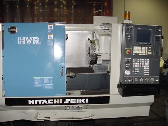 Hitachi-Seiki #HVP-23J, 17.7" swing, 24.8" centers, Seicos LY, chip conveyor, 1996, #138186 - Image 1