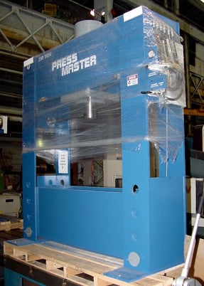 250 Ton, Press Master #250T-E/H, H-Frame hydraulic press, 16" stroke, 12" bore, #142136 - Image 2