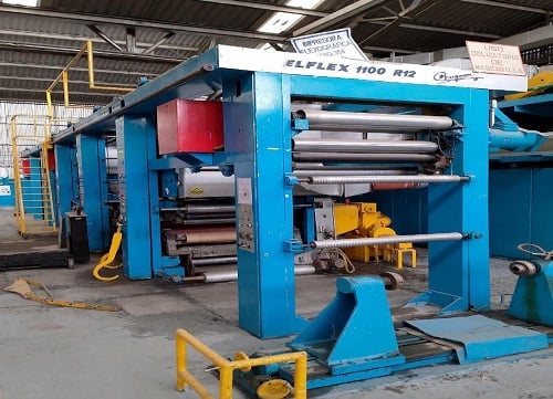Aluminum coating / embossing line, Tecmo Flexo, 3 coating stations, 1 embossing unit - Image 1