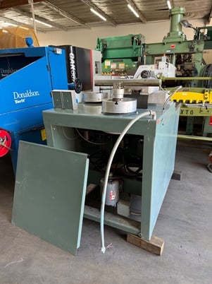 8" Strausbaugh #6BG, Polishing Lapping Machine, pneu down pressure, variable speed eccentrics - Image 5