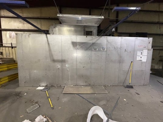 96" width x 72" H x 240" L Rapid Engineering Engineering, convection powder coating batch oven, walk-in - Image 4