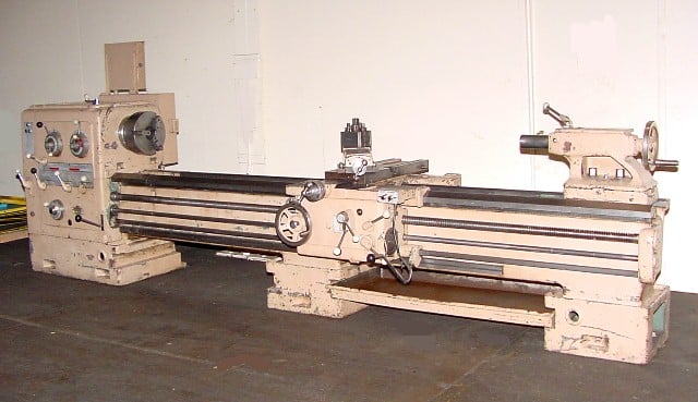 24" x 120" Pasquino #Milano, 3-jaw, 2.5" hole, #5MT, inch/metric, tool post, 1960, #145475 - Image 2