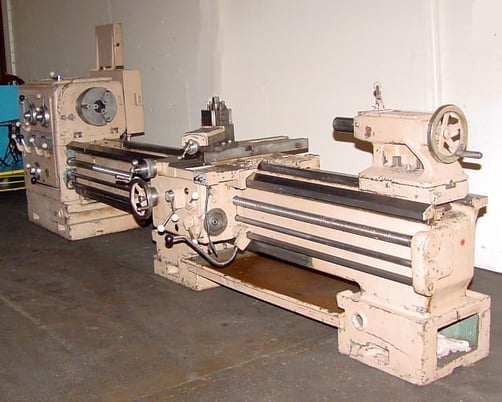 24" x 120" Pasquino #Milano, 3-jaw, 2.5" hole, #5MT, inch/metric, tool post, 1960, #145475 - Image 4