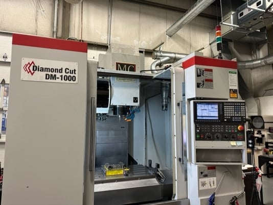 Mitsubishi #DM-1000, CNC vertical machining center, 40" X, 22" Y, 23" Z, 20000 RPM, 2012 - Image 1