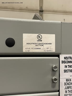 1600 Amps, General Electric #Spectra, 480Y/277 Volts - Image 8