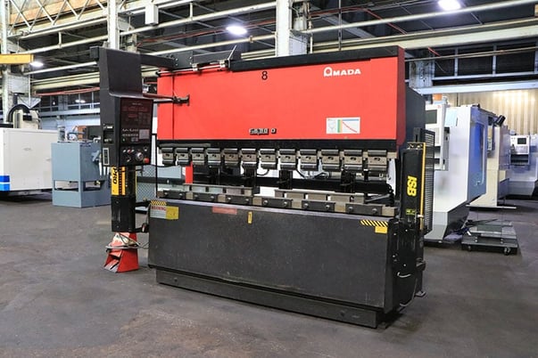 88 Ton, Amada #FBD-8025, Hydraulic Press Brake, 98.6" overall, 3.94" stroke, 14.6" open, 15.7" throat, 86.6" - Image 1