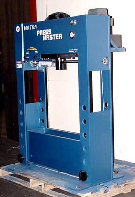 100 Ton, Press Master #100T-E/H, pressure regulator, 12" stroke, 8" bore, double acting, #134265 - Image 2
