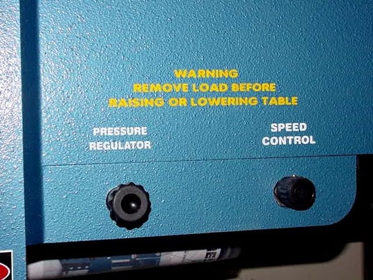 100 Ton, Press Master #100T-E/H, pressure regulator, 12" stroke, 8" bore, double acting, #134265 - Image 4