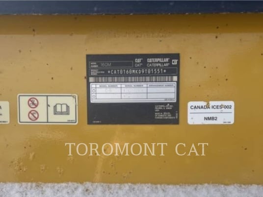 Caterpillar 160MAWD, Motor Grader, 8613 hours, S/N: D9T01551, 2018 - Image 6