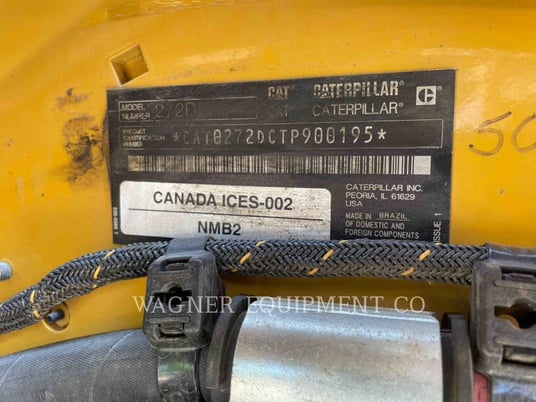 Cat 272D3, Skid Steer Loader, 277 hours, S/N: TP900195, 2022 - Image 6