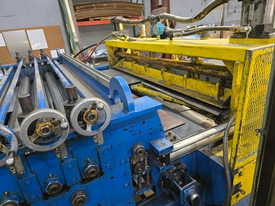 72" x .06 Iowa #SLR-7216-1-CT-150, slear II line, 40,000 lb., 19"-24" ID, w/ uncoiler, coil car, peeler - Image 6