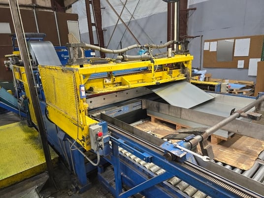 72" x .06 Iowa #SLR-7216-1-CT-150, slear II line, 40,000 lb., 19"-24" ID, w/ uncoiler, coil car, peeler - Image 8