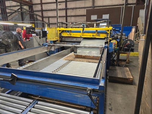 72" x .06 Iowa #SLR-7216-1-CT-150, slear II line, 40,000 lb., 19"-24" ID, w/ uncoiler, coil car, peeler - Image 10