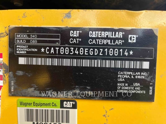 Caterpillar 340, Crawler Excavator, 1098 hours, S/N: GDZ10014, 2023 - Image 6