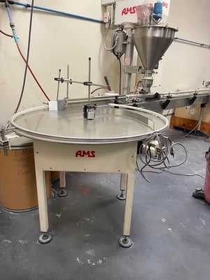 AMS, filler, auger, single head, unscrambler, conveyor, accumulation - Image 4