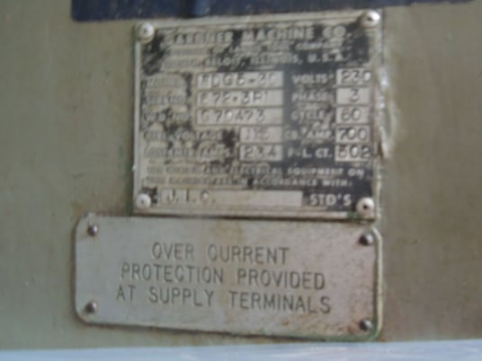 Gardner #SDG-5-30, double opposed disc grinder, 30" diameter x 3" thick Abrasive disc, (2) 100 HP, 1800 RPM - Image 2