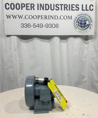 46 cfm, Spencer #VB-002S-E, Vortex blower, 31" H20 pressure, 2-pole, unused - Image 1