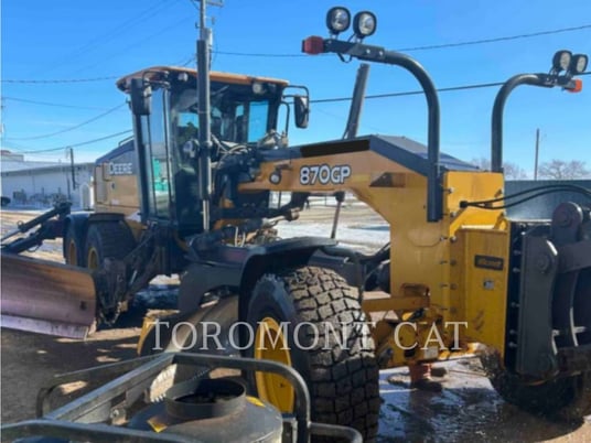 Deere & Co 870GP, Motor Grader, 5608 hours, S/N: TJF693527, 2019 - Image 2