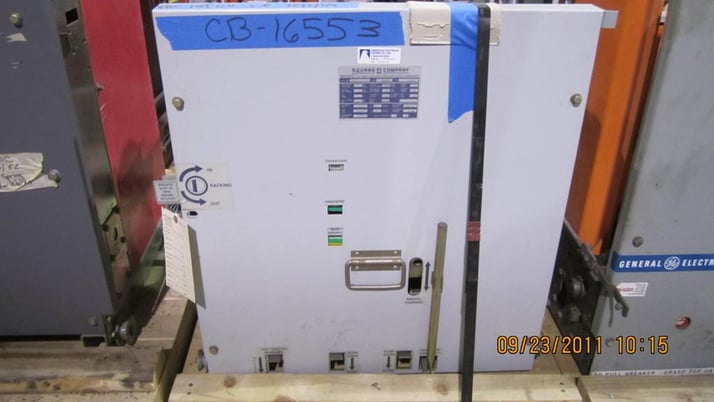 1200 Amp, SQUARE D, VAD3-05025-12, 4760 V, electrically operated, drawout, 125 VDC CLOSE/TRIP - Image 1