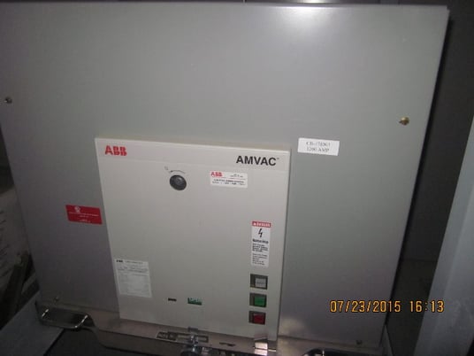 1200 Amp, ABB, AMVAC, 4160 Volts, 2009, ELECTRICALLY OPERATED, UNUSED:1 - Image 1