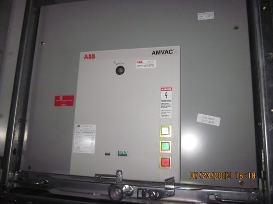 1200 Amp, ABB, AMVAC, 4760 Volts, 2009, ELECTRICALLY OPERATED, UNUSED:1 - Image 1