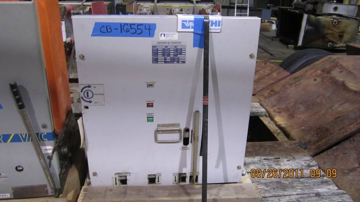 1200 Amp, SQUARE D, VAD3-05025-12, 4760 V, electrically operated, drawout, 125 VDC CLOSE/TRIP - Image 1