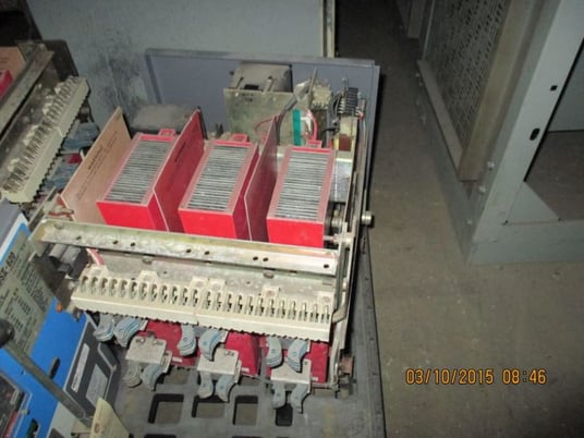 800 Amp, WESTINGHOUSE, DSII308, 480 Volts, manually operated, drawout, DIGITRIP L, S - Image 4