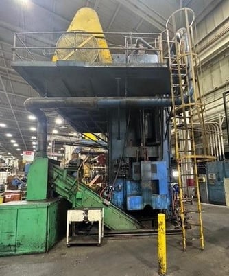 1500 Ton, Verson #T-SE2-1500-96-54, straight side double crank press, 24" stroke, 54" Shut Height, air clutch - Image 5