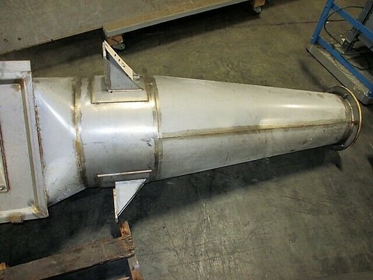 8 cu.ft., Stainless steel bin activator, live bottom, 18" dia. x 42" straight side, 20" x 20" inspection door - Image 7