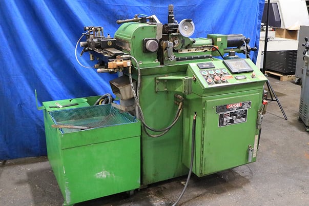 Glebar #TF9DHD, centerless grinder, 2.5" diameter, 8" infeed, 9" wheel diameter, dresser, work rest - Image 1