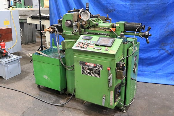 Glebar #TF9DHD, centerless grinder, 2.5" diameter, 8" infeed, 9" wheel diameter, dresser, work rest - Image 3