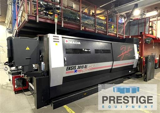 Amada #Ensis-3015AJ, 60" x 120" travel, dual pallet, 3000 watt fiber laser, 2020, #44127 - Image 1