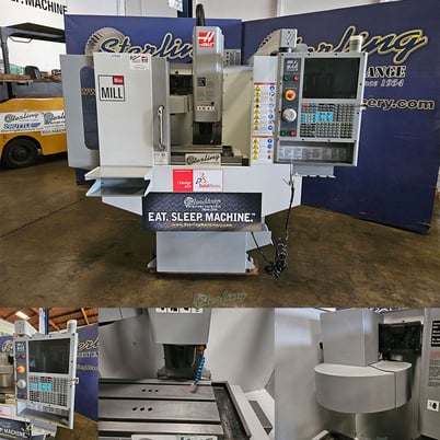 Haas #Mini-Mill, CNC vertical machining center, 10 automatic tool changer, 16" X, 12" Y, 10" Z, 6000 RPM - Image 1