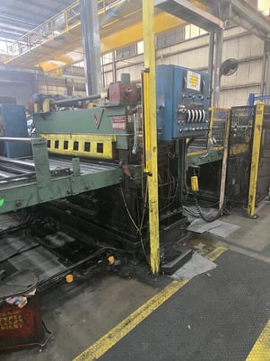 60" x .125" Rowe/Voss, cut-to-length line, 25000 lb., full line - Image 1