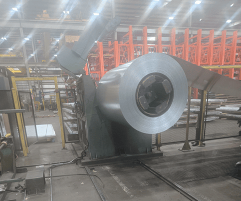 60" x .125" Rowe/Voss, cut-to-length line, 25000 lb., full line - Image 2