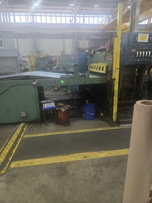 60" x .125" Rowe/Voss, cut-to-length line, 25000 lb., full line - Image 8